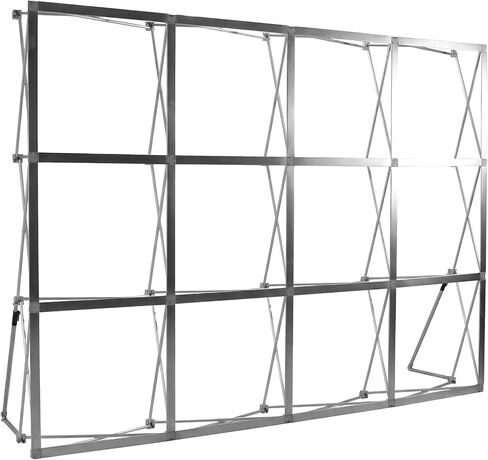 Tension Fabric Collapsible Stand with Storage Bag & Cable Ties Foldable Support Bracket Lightweight Reinforced Back Support Frame for Wedding Exhibition Events in Saudi Arabia