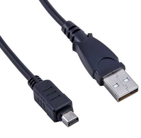 ® USB PC Data + سلك كابل شاحن طاقة البطارية لكاميرا Olympus SP-810 UZ in Kuwait