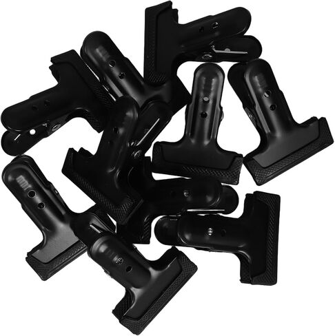 SEWACC 10pcs Metal Spring Clamps for Backdrop Stand, Heavy Duty Photography Background Clips Fastener, Sturdy Photo Studio Support Equipment for Video and Photo Shooting in Kuwait