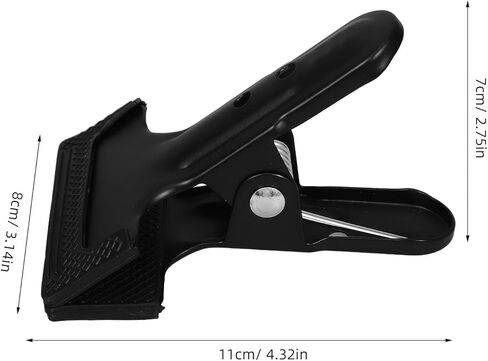 SEWACC 10pcs Metal Spring Clamps for Backdrop Stand, Heavy Duty Photography Background Clips Fastener, Sturdy Photo Studio Support Equipment for Video and Photo Shooting in Kuwait