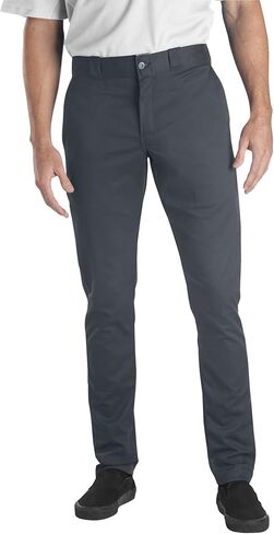 Dickies Men's Skinny Fit Straight Leg Pants – Slim Stretch Work Trousers for Office, Retail & Casual Wear in Saudi Arabia