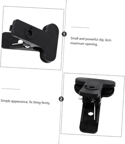 OUNONA 6pcs Backdrop Spring Clamps Clips for Photography Studio Backgrounds, Heavy-Duty Nylon Plastic Clips for Video, Photo Booth and Backdrop Support Equipment in Kuwait