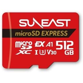 SUNEAST microSD Express 1TB Memory Card — Up to 900MB/s Read 620MB/s Write, Compatible with Nintendo-Switch 2, Class 10 U3 V30 UHS-I A1, High-Speed Storage for Gaming and 4K Video in Kuwait