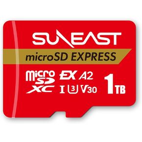 بطاقة ذاكرة SUNEAST microSD Express 1 تيرابايت - قراءة تصل إلى 900 ميجابايت/ثانية وكتابة 620 ميجابايت/ثانية، متوافقة مع Nintendo-Switch 2، فئة 10 U3 V30 UHS-I A1، تخزين عالي السرعة للألعاب والفيديو بدقة 4K in Kuwait