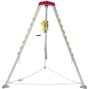 Heavy-Duty Aluminum Alloy Rescue Tripod Kit, Easy Assemble Confined Space Tripod for Sewer Wellhead, 1800 lbs Capacity, Ideal for Safety & Rescue Operations,2600IBS in Kuwait