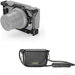 قفص كاميرا SMALLRIG لهاتف Sony ZV-1 II/ZV-1F / ZV-1 + حقيبة كاميرا مدمجة، حقيبة كروس مع حزام كتف in Kuwait