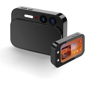 4K Digital Camera, 2.8" Touchscreen 64MP Slide Cover Camcorder, Portable Vlogging Camera with Beauty Filters Music Player, Ideal for Teens Beginners (Black) in Kuwait