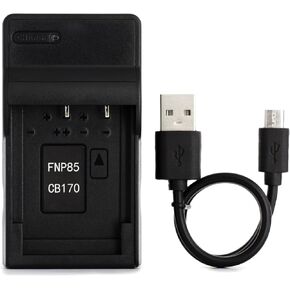 Norifon NP-85 USB Charger for Fujifilm FinePix SL1000, SL240, SL245, SL260, SL280, SL300, SL305 Camera and More in Kuwait