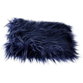 NUOBESTY Newborn Photography Blanket Navy Fur Quilt for Photo Props Comfortable and Durable Photography Mat for DIY Photoshoots and Memorable Moments in Kuwait