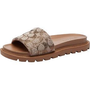 صندل Brynn Slide للسيدات من Coach باللون الكريستالي المميز in Kuwait