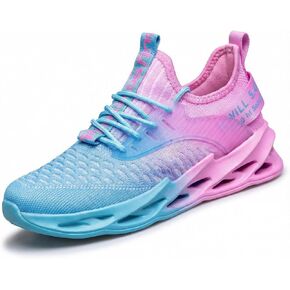 Women's Running Shoes Women's Walking Shoes Women's Tennis Shoes Women's Sneakers, Blue Pink, Breathable Comfortable Cushioned Rebound Hollow-Out Sole, Couple's All-Season New Casual Fashion Trendy in Kuwait