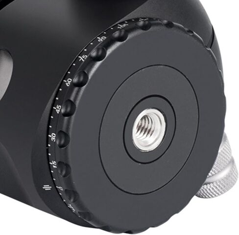 Yoidesu Low Profile Camera Tripod Ball Head 55mm Heavy Duty 360 Degree Panoramic Design with 1/4 Inch Quick Release Plate, Camera Tripod Head 40kg Load for DSLR Telescope in Kuwait