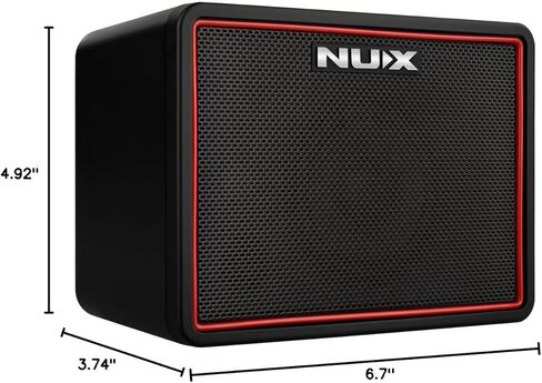NUX Mighty Lite BT MKII Portable Desktop Modeling Guitar/Bass Amp,3 Watts, 512 Samples IR, 7 Effect Blocks in Saudi Arabia