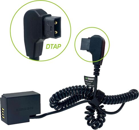 بطارية دمية واسابي باور DCC-LPE17 مع مدخل DTAP لكاميرات Canon DR-E18 AC-E6 AC-E6N ACK-E18 LP-E17 0250C001 وCanon EOS Rebel 77D 200D 250D 760D 800D 850D R10 RP SL2 SL3 T6i T6s T7i T8i in Kuwait