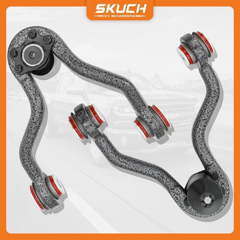 15pc طقم التعليق الأمامي مع البولي يوريثان للفترة 1995-1999 Chevy GMC K1500/K2500 ، Tahoe ، Yukon ، Cadillac Escalade 4WD-Stamped Steel Lower Control Arms in Saudi Arabia