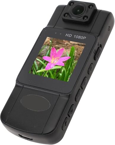 Wearable Camera 2K HD Resolution with 180° Rotatable Lens, Night Vision & Magnetic Back Clip - Real - Time Color Display, Motion Detection for Outdoor Sports & Cycling Enthus in Kuwait