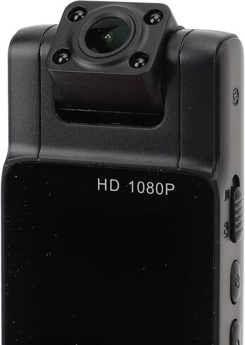 Wearable Camera 2K HD Resolution with 180° Rotatable Lens, Night Vision & Magnetic Back Clip - Real - Time Color Display, Motion Detection for Outdoor Sports & Cycling Enthus in Kuwait