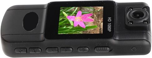 Wearable Camera 2K HD Resolution with 180° Rotatable Lens, Night Vision & Magnetic Back Clip - Real - Time Color Display, Motion Detection for Outdoor Sports & Cycling Enthus in Kuwait