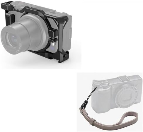 قفص كاميرا صغير الحجم لكاميرا Sony ZV-1 II/ZV-1F / ZV-1 + حزام معصم سريع التحرير in Kuwait