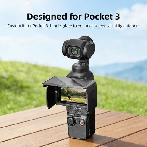 مظلة شمسية قابلة للطي متوافقة مع DJI OSMO Pocket 3، لتقليل وهج الشاشة والعرض في الهواء الطلق in Kuwait