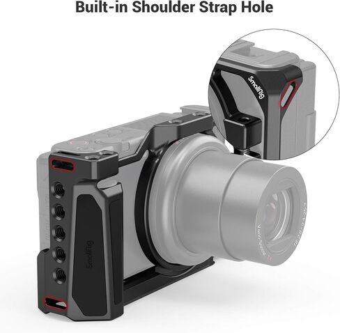 قفص كاميرا SMALLRIG لهاتف Sony ZV-1 II/ZV-1F / ZV-1 + حقيبة كاميرا مدمجة، حقيبة كروس مع حزام كتف in Kuwait