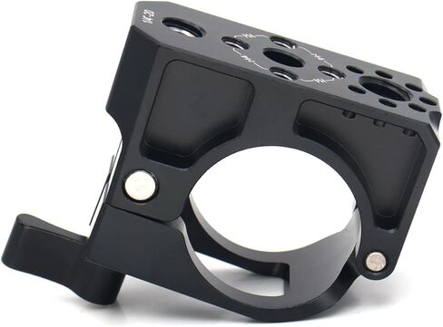 مشبك ثابت بمقبض حلقي 30 مم مع خيوط M4 1/4 بوصة 3/8 بوصة متوافقة مع ملحقات التركيب DJI RS2 in Kuwait