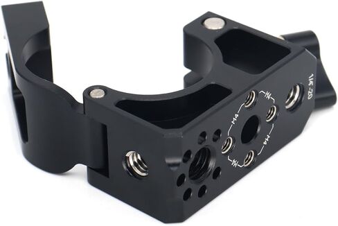 مشبك ثابت بمقبض حلقي 30 مم مع خيوط M4 1/4 بوصة 3/8 بوصة متوافقة مع ملحقات التركيب DJI RS2 in Kuwait