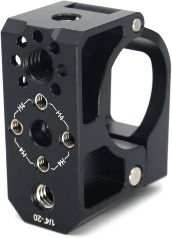 مشبك ثابت بمقبض حلقي 30 مم مع خيوط M4 1/4 بوصة 3/8 بوصة متوافقة مع ملحقات التركيب DJI RS2 in Kuwait
