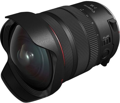 مجموعة عدسات Canon RF 7-14mm f/2.8-3.5L Fisheye STM | تكبير احترافي فائق الاتساع من سلسلة L-Series مع منظور عين السمكة والتركيز البؤري التلقائي STM السلس | لصور المناظر الطبيعية والصور المتحركة (7343C002) + حافظة العدسة + حافظة الغطاء in Kuwait