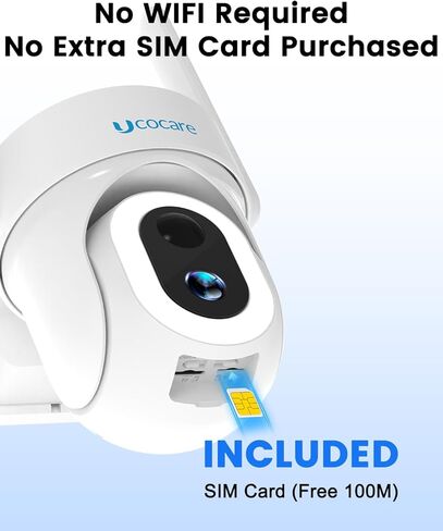 4G LTE Cellular Security Camera Solar, No WiFi Outdoor Camera with SIM Card | 4MP HD 360° Pan Tilt, Color Night Vision, AI Motion Alerts, Off-Grid Camera for Farm Ranch Cabin Construction Site in Saudi Arabia