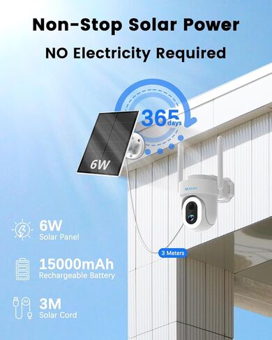 4G LTE Cellular Security Camera Solar, No WiFi Outdoor Camera with SIM Card | 4MP HD 360° Pan Tilt, Color Night Vision, AI Motion Alerts, Off-Grid Camera for Farm Ranch Cabin Construction Site in Saudi Arabia
