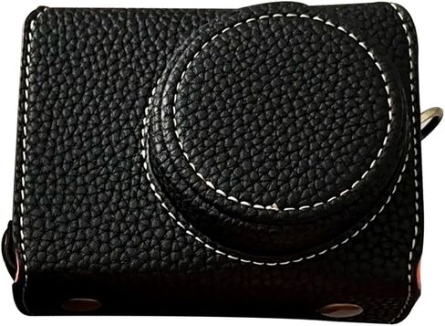 aqxreight Camera Protective Bag PU Leather Anti Scratch Camera Carry Case with Shoulder Strap Compatible with (Coffee Color) in Saudi Arabia