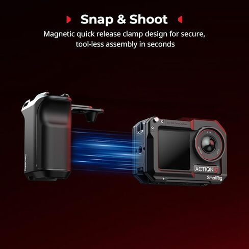 SmallRig Handle Grip Kit for DJI Osmo Action 5 Pro / 4/3 with Cage and Battery Charger in Kuwait