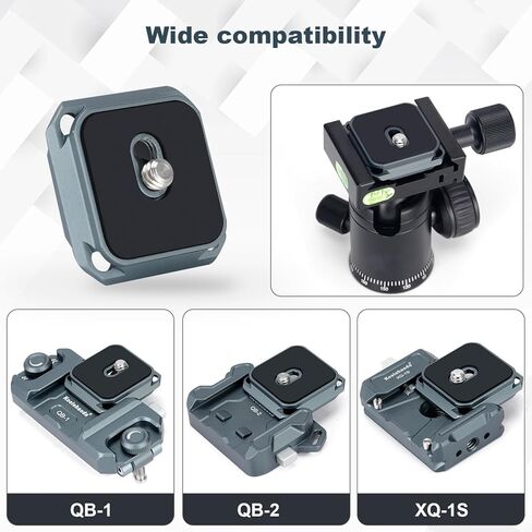 Koolehaoda Camera Shoulder Strap Quick Release Plate Kit, QR Plate Mount Adapter Camera Holder for Neck/Shoulder Strap Quick Mount/Release QB-2 in Kuwait