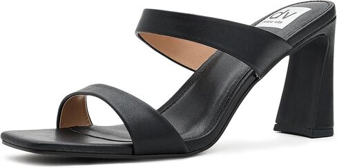 Dolce Vita DV Women's Veniss Heeled Sandal, Black, 8.5 in Kuwait
