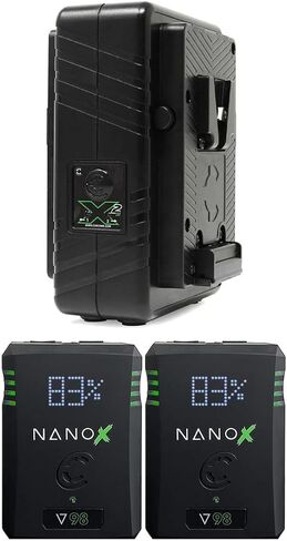 GPM-X2S شاحن بطارية صغير ثنائي السفر، حامل على شكل V مع CORE SWX NANO-V98X V-MT SMART BATT PK in Kuwait