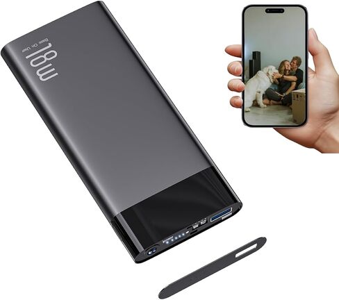 شاحن الهاتف كاميرا مخفية للتجسس، كاميرا USB مدمجة للاستخدام الداخلي البسيط والموثوق/كشف الحركة للرؤية الليلية والتحكم عن بعد، عرض مجاني للتطبيق، حلقة تخزين SD لأمن المنزل الداخلي in Kuwait