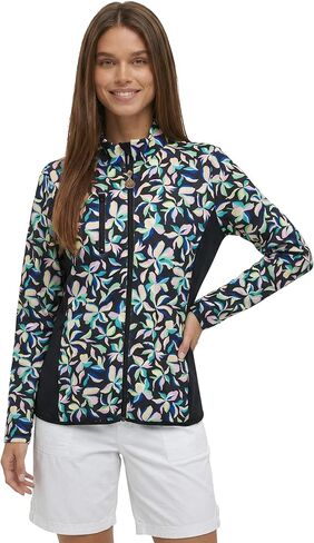 Stella Parker Women's Long Sleeve 1/4 Zip Polo – UPF 50+, Performance Stretch, Moisture Wicking, Quick Dry in Saudi Arabia