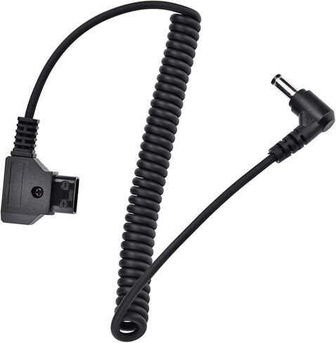 كابل محول D Tap to DC 5.5x2.5 مم، غلاف مقاوم للتآكل، توصيل طاقة آمن، محول بطارية مثبت على شكل V، موصل الزاوية اليمنى، تصميم متين، للمصورين الفوتوغرافيين وتصوير الفيديو in Kuwait