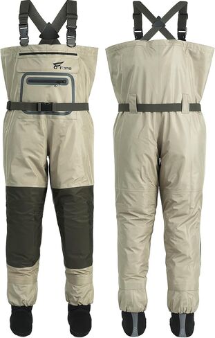 8 Fans Fishing Chest Waders for Men and Women, Waterproof Breathable Stockingfoot Wader -3 Layer Neoprene/Lightweight/Hunting in Saudi Arabia
