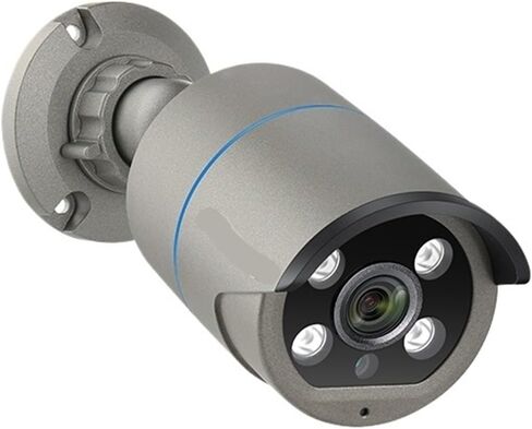 كاميرا Techage 4MP 5MP 4K للأمن المعدني POE IP H.265 في الهواء الطلق اتجاهين للمراقبة الصوتية والفيديو AI IP (كاميرا 48V POE 8MP) in Kuwait