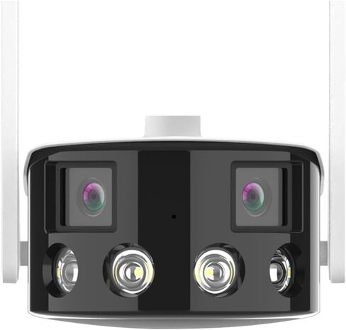 8MP 4K عدسة مزدوجة زاوية واسعة للغاية 180 درجة واي فاي كاميرا IP حماية الأمان Ai Human Detect مراقبة أمنية ICSEE APP (8MP لا توجد بطاقة SD) in Kuwait