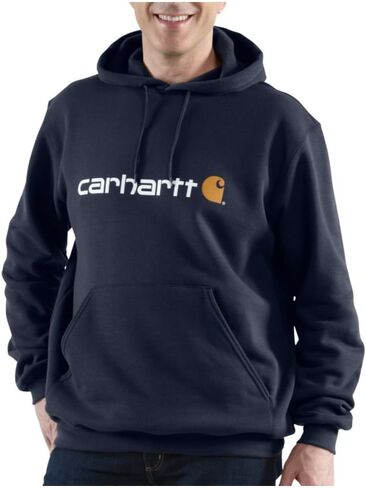 Carhartt Men's Big-Tall Signature Logo Midweight Sweatshirt in Kuwait