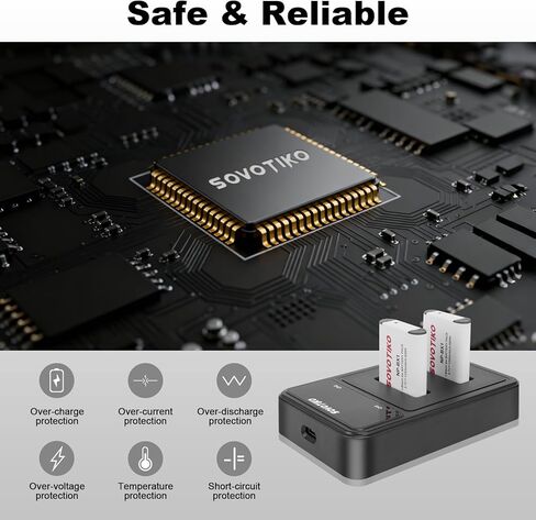 2 حزمة بطارية NP-BX1 وشاحن LCD مزدوج الفتحة، بطارية إعادة شحن لسوني ZV-1، ZV-1 II، Cyber-Shot DSC-HX80/90V/95/99، RX1، RX1R II، RX100 (II/III/IV/V/VA/VI/VII)، الكاميرات in Kuwait