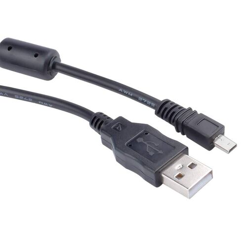 كابل USB بديل 8 دبابيس لنقل البيانات ومزامنة البيانات متوافق مع كاميرات سامسونج الرقمية Fuji FinePix F/S/A/E/X/JX Series والمزيد (3.3 قدم) in Kuwait