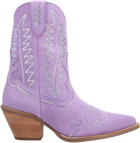 Dingo Womens Tiny Pony Suede Leather Casual Boots Ankle Mid Heel 2-3" in Kuwait