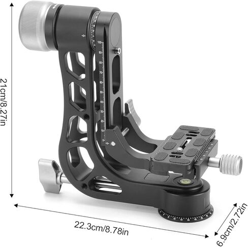 رأس Gimbals للخدمة الشاقة حامل ثلاثي القوائم 360 درجة كرة بانورامية Arca لوحة إطلاق سريع أقصى حمولة 33 رطل عدسة طويلة متوافقة in Kuwait