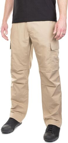 LA Police Gear Men's Core Cargo Lightweight Tactical Pants, Durable Ripstop Cargo Pants for Men, Stretch Waistband CCW Pants in Kuwait