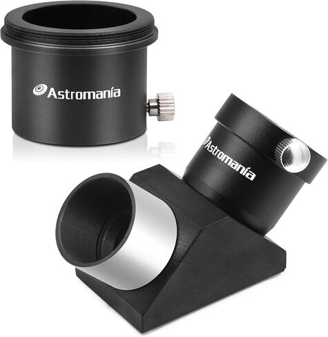 Astromania M42X0.75 محول ذكر إلى 1.25 بوصة - حزمة مع - تلسكوب قطري 1.25 بوصة مع منشور Amici in Kuwait
