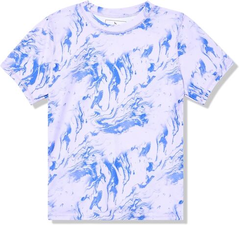 Eddie Bauer Girls' Swim UPF 50+ Short Sleeve Sun Tee Rash Guard Shirt in Saudi Arabia
